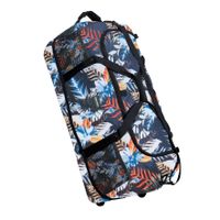 New Rebels Cranford Newark Flower oprolbare reistas met 2 wielen - 110L vergrootbare tas met handgrepen en ritssluiting - lichtgewicht