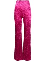 ROTATE BIRGER CHRISTENSEN pantalon en velours à coupe évasée - Rose