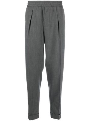 Woolrich pantalon Commuting à taille élastiquée - Gris