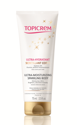 Topicrem Body Care UHC Ultra-Moisturizing Sparkling Body Crème G75ml