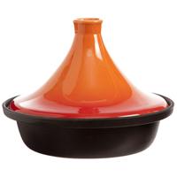 Cosy & trendy Tajine aardewerk - Marrakesh - gietijzer - D25 x H21 cm - Oosterse stoofpan/kookpot