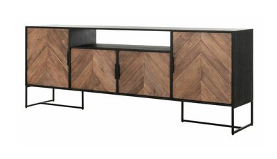 DTP Home Dressoir 'Criss Cross' Hout en staal, 200cm