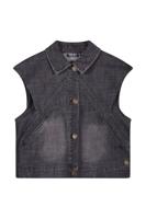Like Flo Meisjes jeans gilet - Doris - Zwart