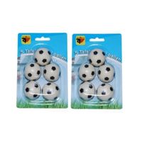 10x stuks tafelvoetbal ballen van 3 cm