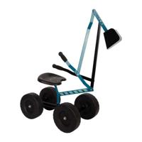 Small Foot - graafmachine met wielen blauw