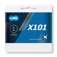 KMC Fietsketting X 101 1/2x1/8 8mm 112 schakels Zilver - thumbnail