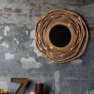 Dutchbone Ronde Spiegel 'Kubu' 75cm