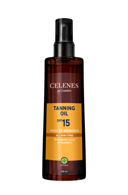Celenes by Sweden Herbal Spray Tanning Oil SPF15+ 200ml