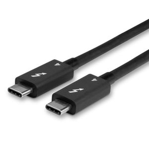 LINDY USB-C-displaykabel USB-C stekker, USB-C stekker 1.00 m Zwart 31120