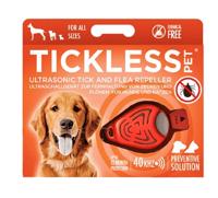 Tickless teek en vlo afweer voor hond en kat fluoriserend oranje