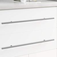 Handvat 12 pcs Zilver 1500 mm Staal