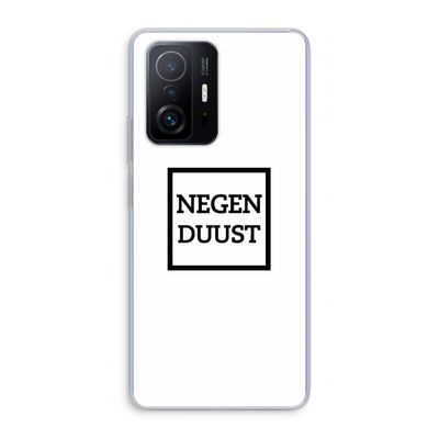 Negenduust vierkant: Xiaomi 11T Transparant Hoesje