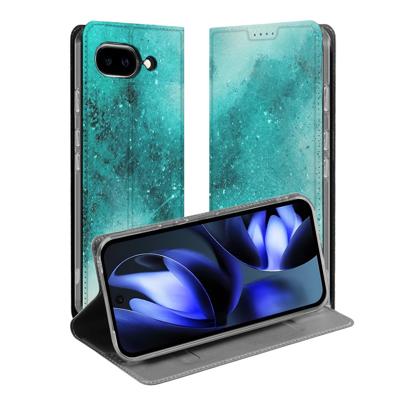 Book Case Google Pixel 9a Painting Blue
