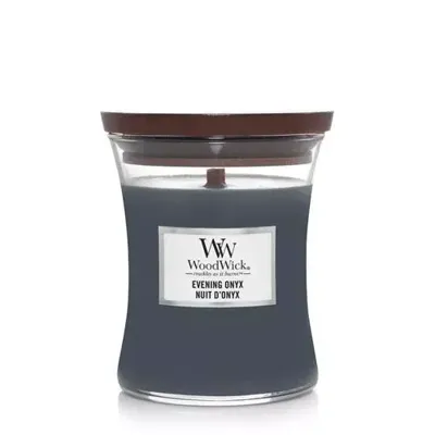 WoodWick medium candle evening onyx