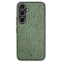 Samsung Galaxy A55 hoesje - Green confetti