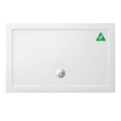 Crosswater Tray douchebak 180x80x3.5cm rechthoek met antislip acryl wit GP0R81800