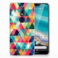 Nokia 7.1 | TPU bumper | Geruit