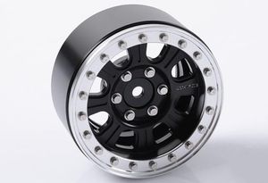 RC4WD Raceline Monster 1.9 Beadlock Wheels (Black/Silver) (Z-W0189)