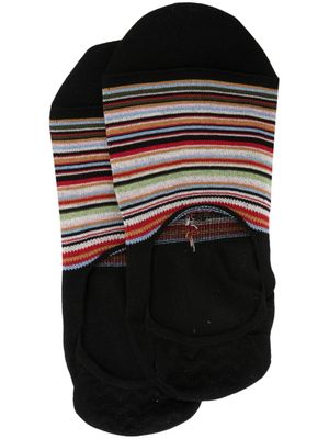 Paul Smith chaussettes No-Show à rayures - Noir