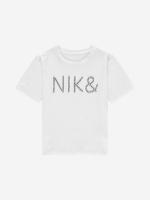 Nik&Nik zomer t-shirt meisjes - off wit - Bella