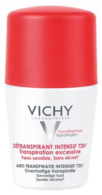 Vichy Deodorant Overmatige Transpiratie Stress Resist Roller 72 uur Deodorant Overmatige Transpiratie 50 ml