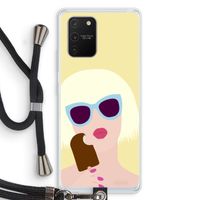 Ice cream: Samsung Galaxy S10 Lite Transparant Hoesje met koord