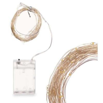 LED-lichtkrans Gift Decor BL-010 BL-010 Wit Warm licht 10,4 m 16 x 10 x 6 cm (12 Stuks)