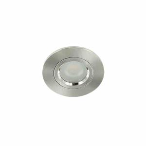 LED mini spot GU10 3.2Watt rond NIKKEL IP65 dimbaar