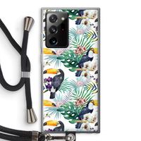 Tukans: Samsung Galaxy Note 20 Ultra / Note 20 Ultra 5G Transparant Hoesje met koord
