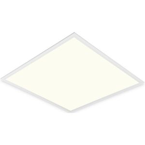 LED Paneel - Aigi Clena - Dimbaar - 60x60 Natuurlijk Wit 4000K - 40W Inbouw Vierkant - Mat Wit - Flikkervrij