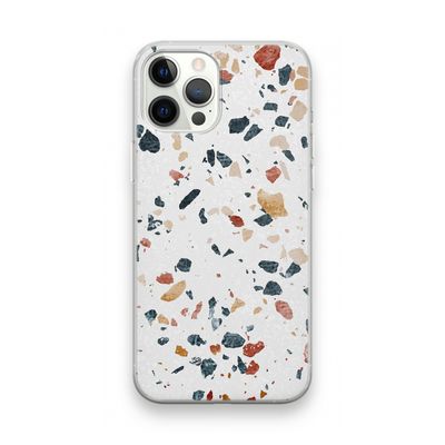 Terrazzo N°4: iPhone 12 Pro Max Transparant Hoesje