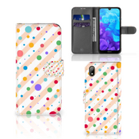 Huawei Y5 (2019) Telefoon Hoesje Dots