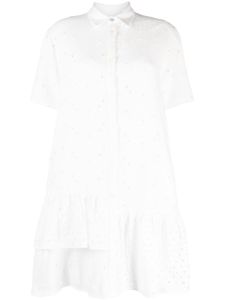 PS Paul Smith robe-chemise à broderies - Blanc