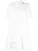 PS Paul Smith robe-chemise à broderies - Blanc