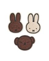 HEMA Nijntje strijkapplicaties 5x5cm - 3 stuks (wit)