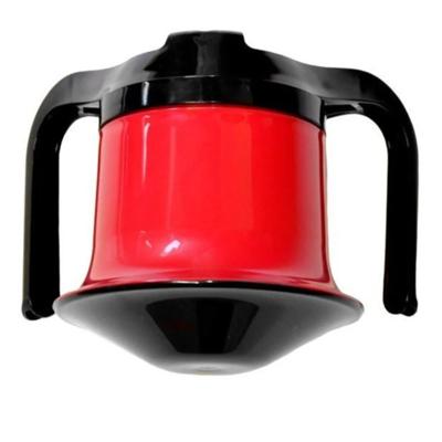 Tuimelbeker met 2 handvatten, deksel en tuitje | Kies uw kleur : Rood