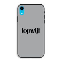 Topwijf Grijs Zwart: iPhone XR Biologisch afbreekbaar hoesje