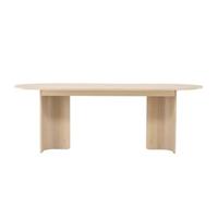 Svea - Tommaso ovale eettafel - 100 x 220 cm - whitewash