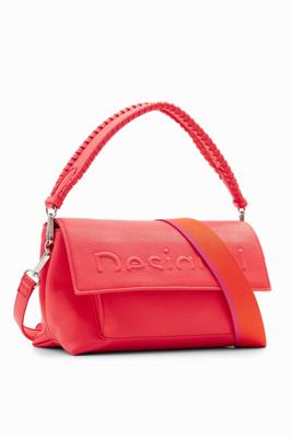 Middelgrote schoudertas met Half logo - RED - U