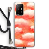 Lichte Wolken: Oppo A95 5G Transparant Hoesje met koord