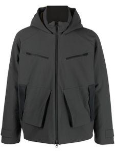 GR10K veste bomber matelassée à capuche - Gris