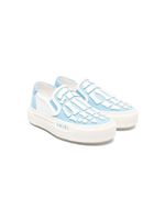 AMIRI KIDS baskets Bone - Blanc