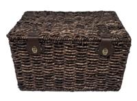 Bakkersmand bruin large 47x31x28 met deksel