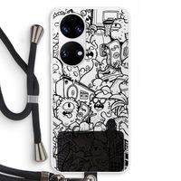 Vexx Black City : Huawei P50 Transparant Hoesje met koord