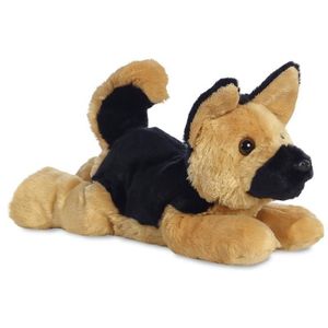 Pluche Duitse herder honden knuffel 30 cm speelgoed