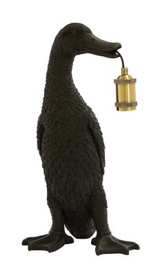 Light & Living Tafellamp 'Duck' 48cm, kleur Zwart