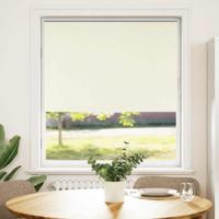 Rolgordijn verduisterend gebroken wit 90x130 cm stofbreedte
