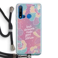 Good stories: Huawei P20 Lite (2019) Transparant Hoesje met koord