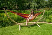Tropilex Hangmatset Single 'Wood & Rainbow' Single - Veelkleurig - Braziliaans - 120 kg Tropilex Hangmatset Single 'Wood & Rainbow' Single - Veelkleurig - Braziliaans - 120 kg