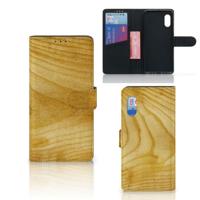 Samsung Xcover Pro | Book Style Case | Licht Hout